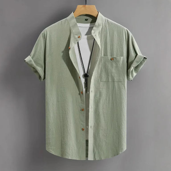 Men's Short-sleeved Shirt Comfort And Casual Fashion All-matching
